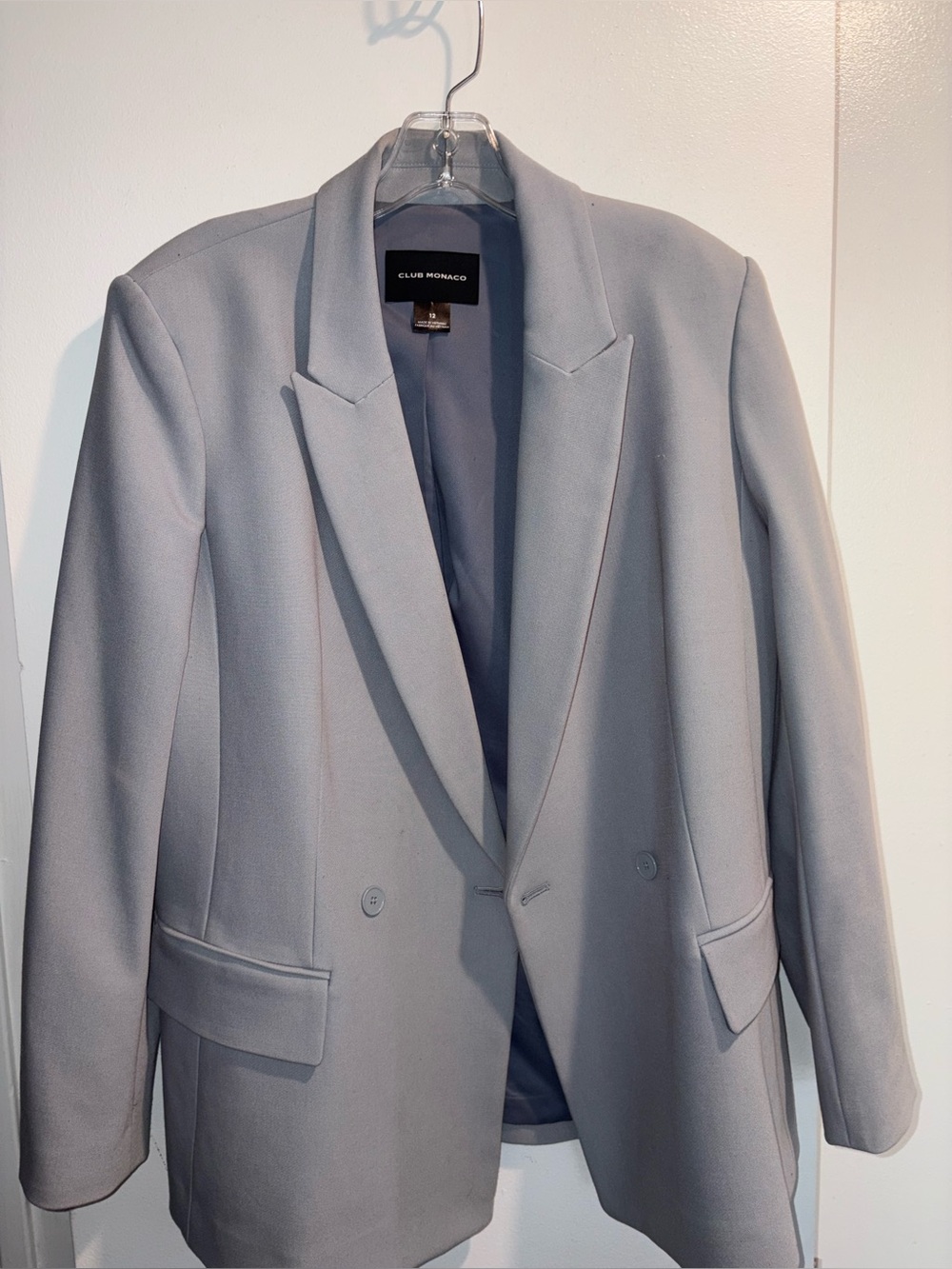 Double breasted blazer